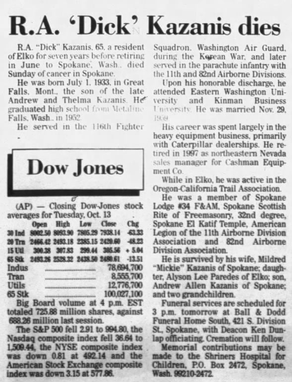 Clipping from Elko Daily Free Press